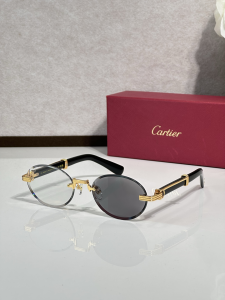 Cartier Oval Luxury Eyewear Sunglasses CT0777S Black Cartier Oval Luxury Eyewear Sunglasses CT0777S Black