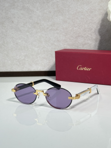 Cartier Oval Luxury Eyewear Sunglasses CT0777S Purple Cartier Oval Luxury Eyewear Sunglasses CT0777S Purple