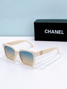 Chanel Square Luxury Eyewear Sunglasses CH5557 White Chanel Square Luxury Eyewear Sunglasses CH5557 White