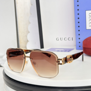 Gucci Double G Luxury Eyewear Sunglasses GG1596 Brown Gucci Double G Luxury Eyewear Sunglasses GG1596 Brown