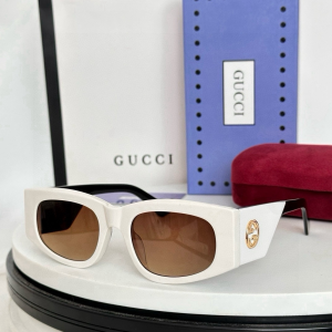 Gucci Interlocking G Oval Luxury Eyewear Sunglasses GG1664S Brown White Gucci Interlocking G Oval Luxury Eyewear Sunglasses GG1664S Brown White
