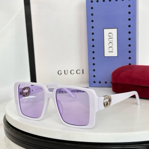 Gucci Interlocking G Square Luxury Eyewear Sunglasses GG1692S Purple White Gucci Interlocking G Square Luxury Eyewear Sunglasses GG1692S Purple White
