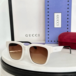 Gucci Square Luxury Eyewear Sunglasses GG1670SK Brown White Gucci Square Luxury Eyewear Sunglasses GG1670SK Brown White