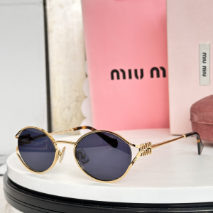 Miu Miu Luxury Eyewear Sunglasses SMU52Y Navy Blue Miu Miu Luxury Eyewear Sunglasses SMU52Y Navy Blue