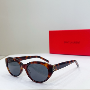 Saint Laurent YSL Oval Luxury Eyewear Sunglasses SLM148F Brown Saint Laurent YSL Oval Luxury Eyewear Sunglasses SLM148F Brown
