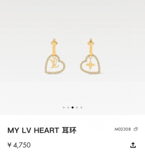 Louis Vuitton My LV Heart Earrings