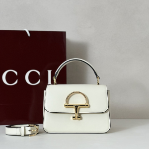 Gucci Siena Small Top Handle Shoulder Bag Off White Smooth Leather Gucci Siena Small Top Handle Shoulder Bag Off White Smooth Leather