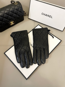 Chanel CC Logo Black Glove