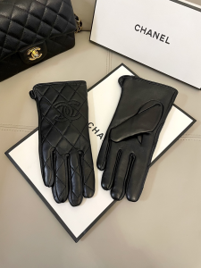 Chanel CC Logo Black Glove