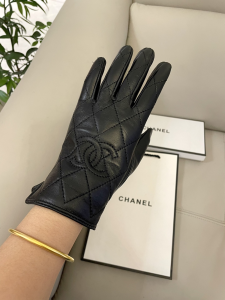 Chanel CC Logo Black Glove