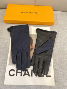 Louis Vuitton Blue Monogram Canvas Glove