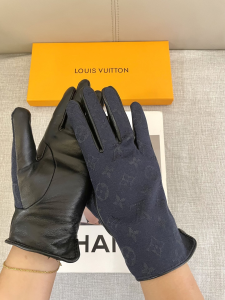 Louis Vuitton Blue Monogram Canvas Glove