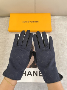 Louis Vuitton Blue Monogram Canvas Glove