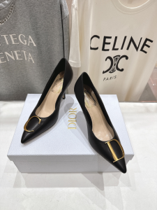 Dior Black Leather Pumps 85MM