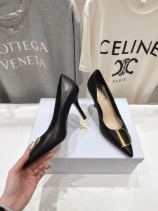 Dior Black Leather Pumps 85MM