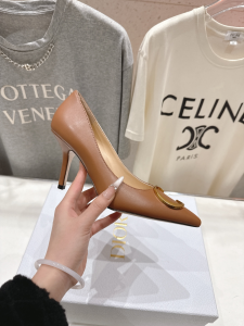 Dior Brown Leather Pumps 85MM