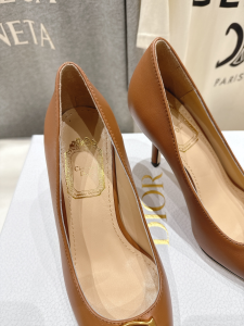 Dior Brown Leather Pumps 85MM