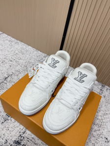 Louis Vuitton LV Trainer Sneakers White Monogram Canvas Louis Vuitton LV Trainer Sneakers White Monogram Canvas