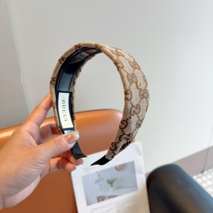 Gucci Beige GG Canvas Fabric Headband