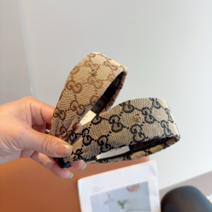 Gucci Beige GG Canvas Fabric Headband
