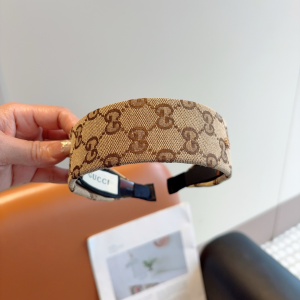 Gucci Beige GG Canvas Fabric Headband