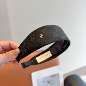 Gucci Black GG Canvas Fabric Headband