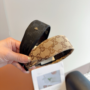 Gucci Black GG Canvas Fabric Headband