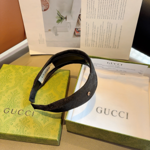 Gucci Black GG Canvas Fabric Headband