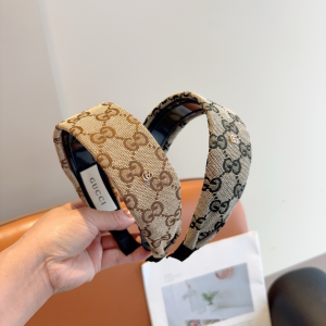 Gucci Blue GG Canvas Fabric Headband