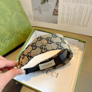 Gucci Blue GG Canvas Fabric Headband