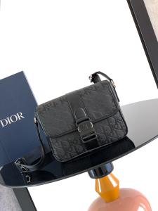 Dior Trek Messenger Bag with Flap Black Dior Oblique Nylon Dior Trek Messenger Bag with Flap Black Dior Oblique Nylon