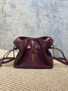 Saint Laurent Jamie Shoulder Pouch Bag Red Lambskin Leather Saint Laurent Jamie Shoulder Pouch Bag Red Lambskin Leather