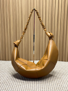 Saint Laurent Large Amalia Brown Lambskin Hobo Shoulder Bag Saint Laurent Large Amalia Brown Lambskin Hobo Shoulder Bag