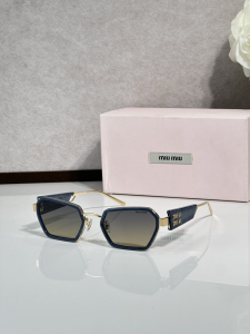 Miu Miu Luxury Eyewear Sunglasses SMU61WS Navy Blue Miu Miu Luxury Eyewear Sunglasses SMU61WS Navy Blue