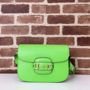 Gucci Horsebit 1955 Shoulder Bag Light Green Calfskin Leather Gucci Horsebit 1955 Shoulder Bag Light Green Calfskin Leather