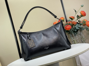 Louis Vuitton CarryAll East West Black Calfskin Shoulder Bag Louis Vuitton CarryAll East West Black Calfskin Shoulder Bag