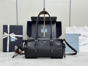 Prada Medium Bonnie Antiqued Leather Tote Bag Black Prada Medium Bonnie Antiqued Leather Tote Bag Black