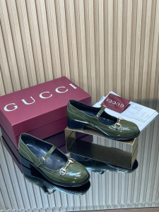 Gucci Horsebit Mary Jane Shoes Green Patent Leather Gucci Horsebit Mary Jane Shoes Green Patent Leather