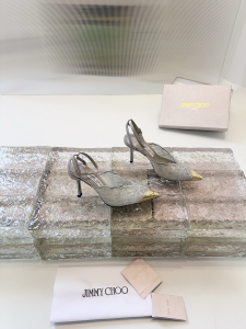 Jimmy Choo Faiz Gray Lace Pumps with Metal Lace Detail 100MM Jimmy Choo Faiz Gray Lace Pumps with Metal Lace Detail 100MM