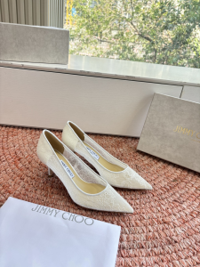 Jimmy Choo Romy Mesh Lace Pumps White 85MM Jimmy Choo Romy Mesh Lace Pumps White 85MM