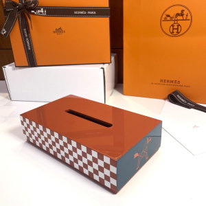 Hermes animaux nattes tissue box potiron Hermes animaux nattes tissue box potiron