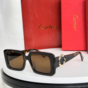 Cartier Square Luxury Eyewear Sunglasses CT0896S Black Brown Cartier Square Luxury Eyewear Sunglasses CT0896S Black Brown