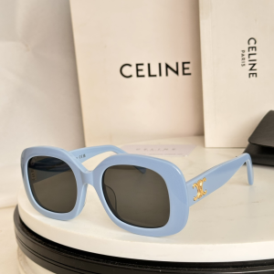 Celine Triomphe Oval Luxury Eyewear Sunglasses CL40262U Light Blue Celine Triomphe Oval Luxury Eyewear Sunglasses CL40262U Light Blue