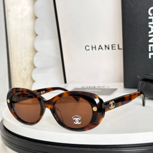 Chanel CC Logo Oval Luxury Eyewear Sunglasses CH9178 Brown Chanel CC Logo Oval Luxury Eyewear Sunglasses CH9178 Brown