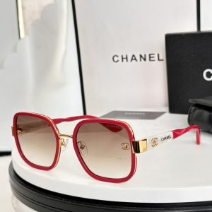 Chanel CC Oval Luxury Eyewear Sunglasses CH5489H Red Chanel CC Oval Luxury Eyewear Sunglasses CH5489H Red