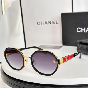 Chanel CC Oval Luxury Eyewear Sunglasses CH5490H Black Black Chanel CC Oval Luxury Eyewear Sunglasses CH5490H Black Black