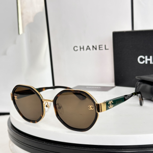 Chanel CC Oval Luxury Eyewear Sunglasses CH5490H Brown Black Chanel CC Oval Luxury Eyewear Sunglasses CH5490H Brown Black