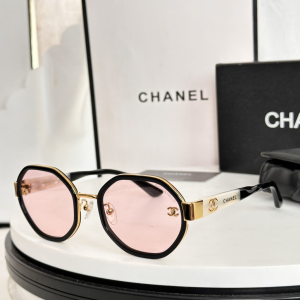 Chanel CC Oval Luxury Eyewear Sunglasses CH5490H Pink Black Chanel CC Oval Luxury Eyewear Sunglasses CH5490H Pink Black