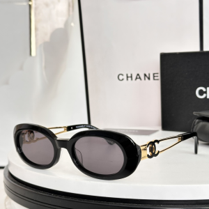 Chanel CC Oval Luxury Eyewear Sunglasses CH9180 Black Chanel CC Oval Luxury Eyewear Sunglasses CH9180 Black