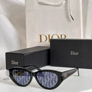 Dior Oval Luxury Eyewear Sunglasses DiorGlow B1F Black Dior Oval Luxury Eyewear Sunglasses DiorGlow B1F Black